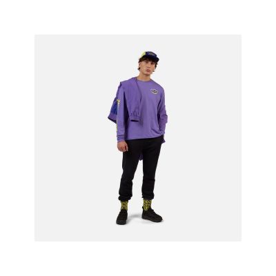 3. Unisex T-shirt ROSSIGNOL SUPER LS TEE purple
