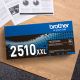 2. Brother TN2510XXL Toner Cartridge - Ultra High Yield Black