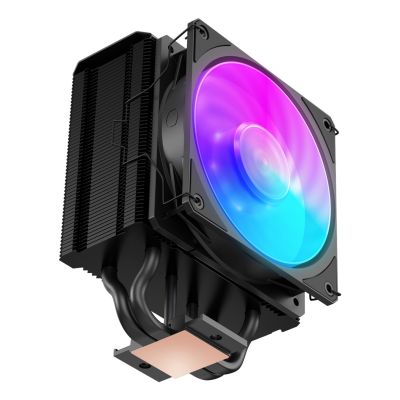 5. Cooler Master Hyper 212 3DHP Black ARGB Processor Air Cooler 12 cm Black 1 pc.