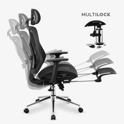 2. Expert 5.7 Black Swivel Chair