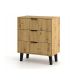 3. SCANDI 3S SLIM CHEST OF DRAWERS, ARTISAN OAK