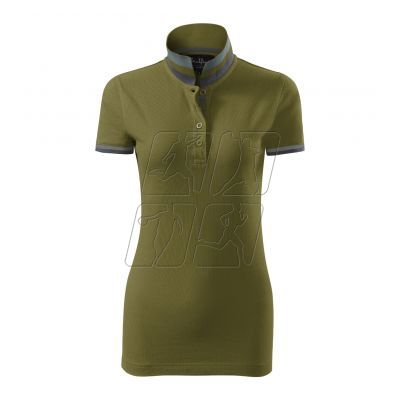 2. Malfini Collar Up polo shirt W MLI-257A3 avocado green