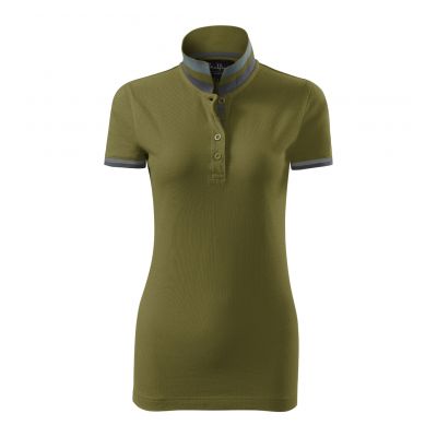2. Malfini Collar Up W MLI-257A3 Polo Shirt Avocado Green