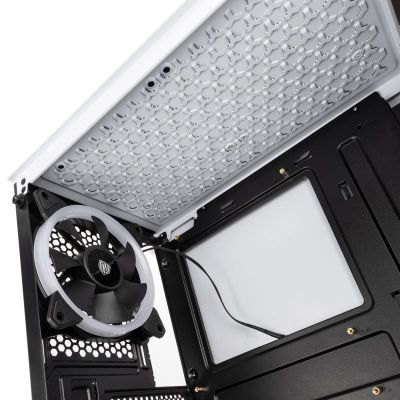 10. Gaming Case, Kolink VOID WHITE Midi Tower Case, white