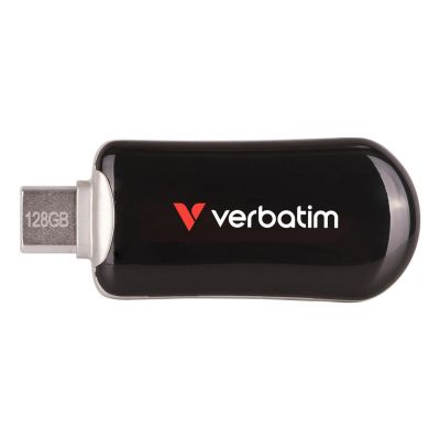 Verbatim 30225 USB Flash Drive 128GB USB Type-C 3.2 Gen 1 (3.1 Gen 1) Black