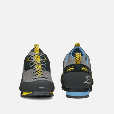4. Garmont Dragontail LT Evo Approach Shoes - December Grey/Lemon Yellow