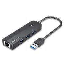 5-in-1 Vention USB 3.0 hub with Gigabit Ethernet adapter