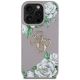 3. Guess Grained Roses Big 4G Logo iPhone 16 Pro Max Case - Purple