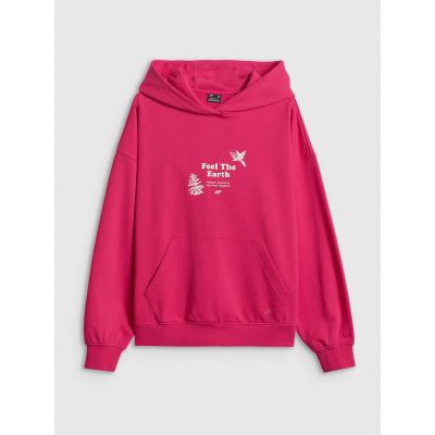 6. Women's loose sweatshirt with hood 4F 4FRSS26TSWSF2836-53S