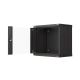 23. LANBERG WALL-MOUNTED RACK CABINET 19" 9U 540X350 BLACK GLASS DOOR (FLAT PACK)
