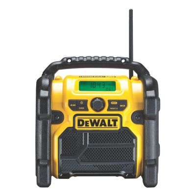 3. DeWALT DCR020-QW Portable Digital Radio Black, Yellow