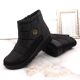 13. News W EVE437A black wedge snow boots