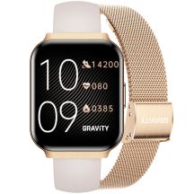 Smartwatch Gravity Rose Gold Strap + Bracelet GT44-2