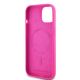 7. Karl Lagerfeld Silicone Choupette Head MagSafe Case for iPhone 15 Plus / 14 Plus - Pink