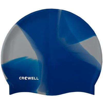 3. Crowell Multi Flame Silicone Swimming Cap, col. 19
