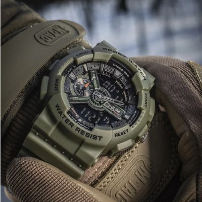 7. M-TAC Olive Sports Watch (50006001)