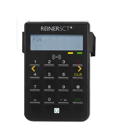 2. Reiner SCT cyberJack USB RFID Card Reader Black