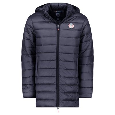 Geographical Norway men's jacket AMIGOMAP LONG HOOD DB NAVY MEN 233 NAVY (WZ5088H/GN-MARINE)