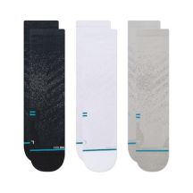 Stance Run Lt Crew 3 Pack Running Socks - Multi Size: S