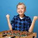 12. TABLETOP FOOSBALL GAME 64x36x14CM WOODEN ENERO