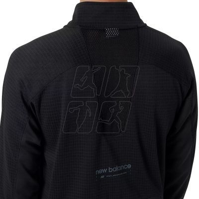 4. New Balance RWT Grid Knit Jacket M MJ21053BK sweatshirt