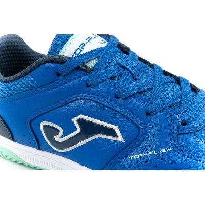 7. Joma Top Flex 2604 indoor football shoes for kids, blue