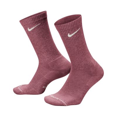 2. Nike Everyday Elevated Socks, 6 Pairs, Beige, Burgundy, Pink HQ8021 910