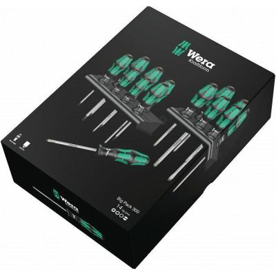 2. WERA screwdriver set 14 pcs + 2 hangers