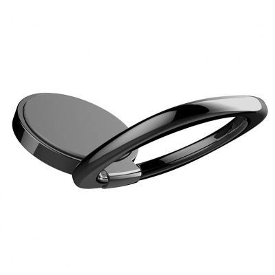 2. Baseus Privity Ring Holder with Stand Function - Black