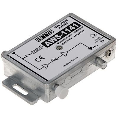 Antenna signal amplifier model AWS-1141 with a gain of 21 dB