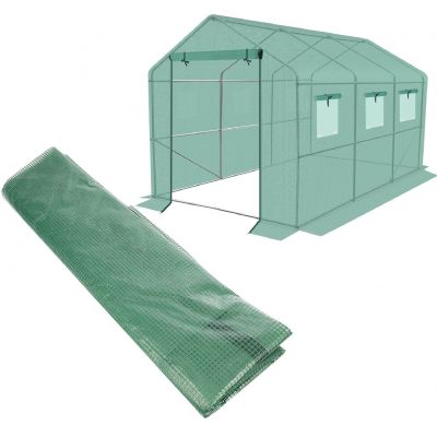 FOIL COVER FOR GARDEN TUNNEL GREENHOUSE 200x350x200CM GREEN
