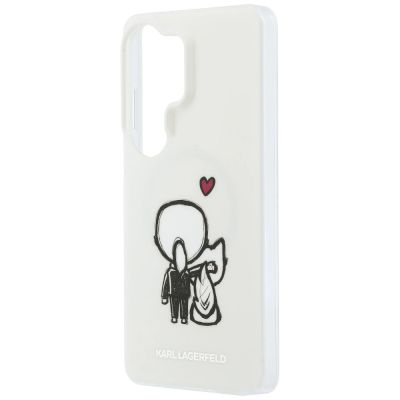 6. Karl Lagerfeld IML Karl&Choupette MagSafe Case for Samsung Galaxy S26 Ultra - Transparent