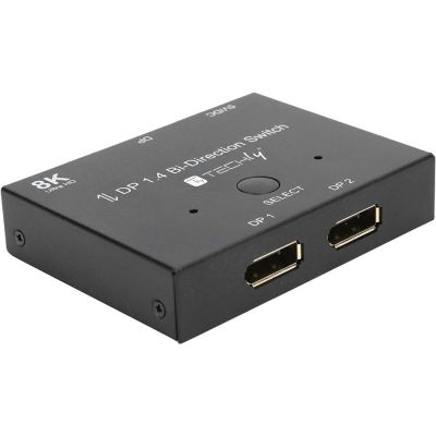 11. Techly IDATA-DP-2DP-8KT DisplayPort Video Switch
