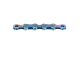 KMC Chain X12 126 Links Aurora Blue Box Wax