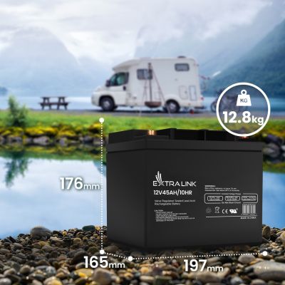 3. EXTRALINK BATTERY BATTERY ACCUMULATOR AGM 12V 45