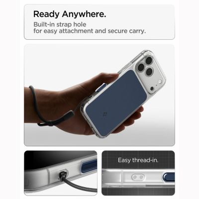 13. Spigen Ultra Hybrid MagSafe Case for iPhone 18 Pro Max / 17 Pro Max - Matte Blue