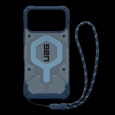 3. UAG Pathfinder Clear MagSafe Bundle Case with Lanyard for iPhone 17 Pro Max - Blue
