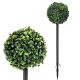 11. SET OF SOLAR LAMPS 3 BOXWOOD BALLS 27 LED