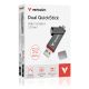 7. Verbatim Dual QuickStick USB Flash Drive 512GB USB Type-A / USB Type-C 3.2 Gen 1 (3.1 Gen 1) Grey