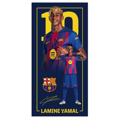FC Barcelona beach towel Yamal microfiber 70X140 124609