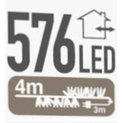 2. CHRISTMAS TREE LIGHTS LIGHT CHAIN 576 LED TIMER MULTICOLOR