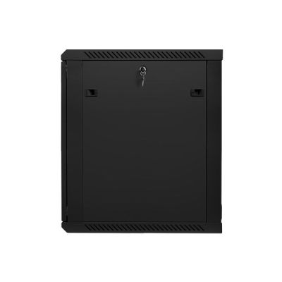 3. Lanberg WF01-6615-10B single-section lockable cabinet (15U; 769mm / 600mm / 600 mm; floor-standing; openable; 19''; black)