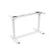 8. Electric desk frame with height adjustment, two-stage motor, white