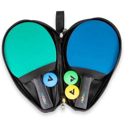 4. JOOLA COLORATO DUO TABLE TENNIS SET WITH 2 BATS, 3 BALLS AND CASE