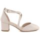 2. Beige Sergio Leone SK824 women's sandals with straps