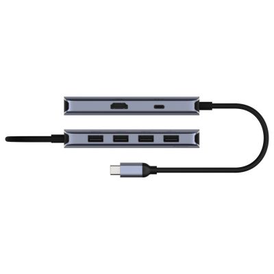 7. CUDY UH500 USB-C 6-IN-1 Hub with HDMI 4K