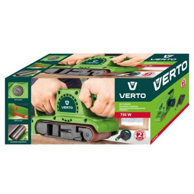 730W Belt Sander, 75 x 457 mm Verto Endless Belt
