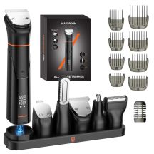 MAXGROOM JK-666 6-in-1 trimmer for beard, hair, body, nose and ears IPX6 - black