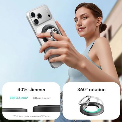 3. ESR Magnetic HaloLock MagSafe Phone Holder - Black