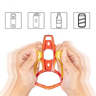 6. Rockbros FK338 Bike Bottle Holder - Red and Yellow